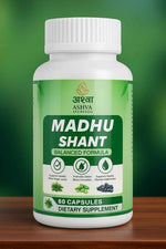 Madhu Shant Ayurvedic Capsules for Blood Sugar Control | Natural Diabetes Support | Gudmar, Karela, Jamun | Ashva Ayurveda
