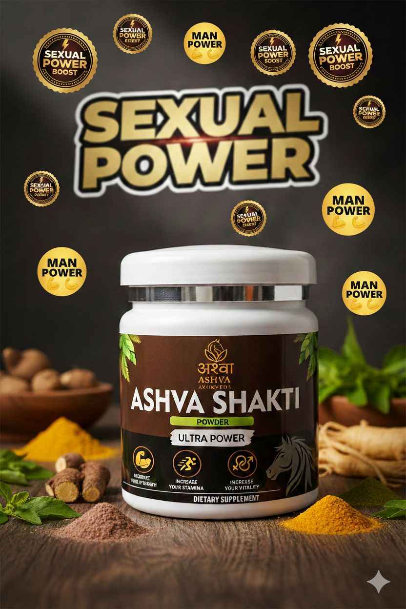 Ashva Shakti Vitality Powder & Oil for Strength, Stamina & Energy Support | Ayurvedic Wellness | Ashva Ayurveda